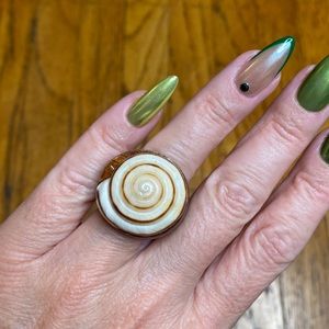 Seashell Ring Size 9